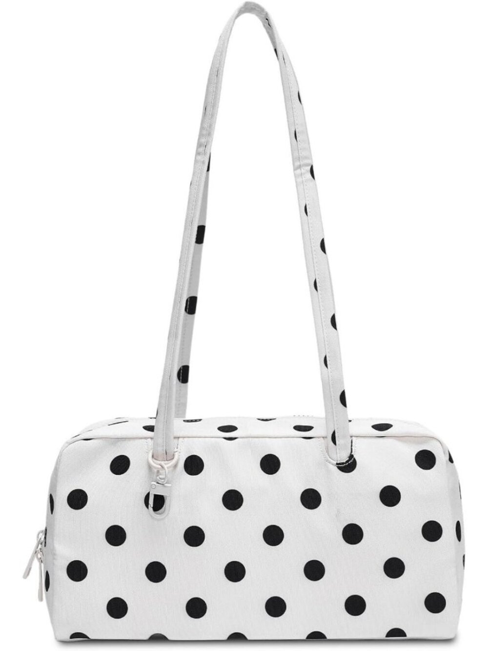 Chic Polka Dot Water-Repellent Nylon Shoulder Bag for Women - Stylish